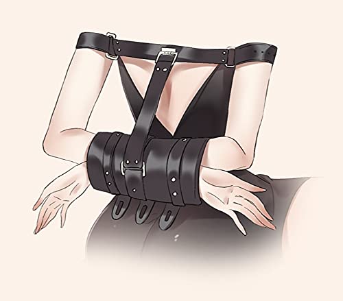 Protège-Bras B-D-S-M en Cuir, Bras dans Le Dos Collants Cover