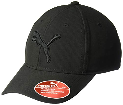 PUMA Men's Evercat Dillon 2.0 Stretch Cap, Black, S/M