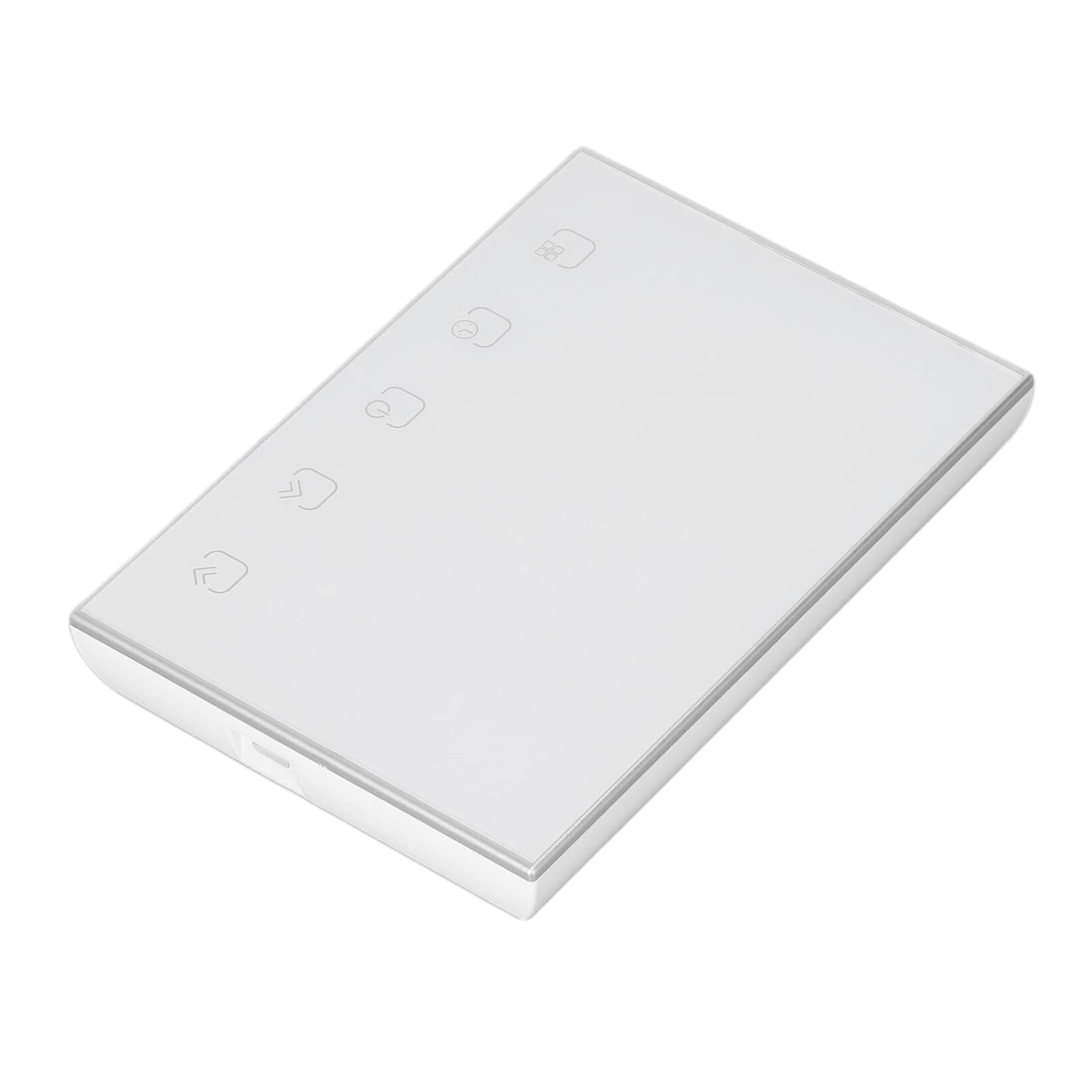 Thermostat intelligent WiFi avec commande vocale programmable sans fil pour maisons intelligentes, matériau ignifuge, 130 x 90 x 17,5 mm