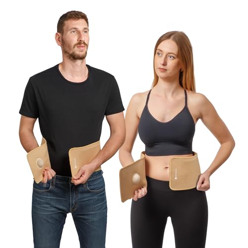 Movibrace Umbilical Hernia Belt with Silicone Pressure Pad Men &amp; Women L