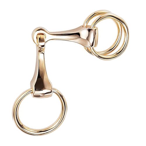 Image of Unique Scarf Clip with Horse Bit Detailing Exquisite Shawls Fastener Brooch Elegant Scarf Clip Stylish Scarves Accessory