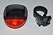 Bicycle Red 2 LED Super Bright Solar Power Energy Bike Rear Lamp Tail Light