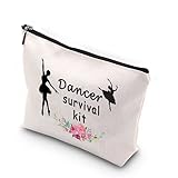 WCGXKO Dancer Survival Kit Dancer Gift Zipper Pouch Makeup Bag for Dance Instructor Dance Recitals...
