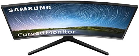 Samsung C27R500FHR - CR50 Series - LED monitor - curved - 27" (26.9" viewable) - 1920 x 1080 Full HD (1080p) @ 60 Hz - VA - 300 cd/m² - 3000:1 - 4 ms - HDMI, VGA - dark grey/blue