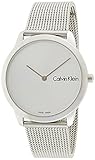 Wasserdichtigkeit: 3 bar Calvin Klein Herren Analog Quarz Uhr mit Edelstahl Armband K3M211Y6