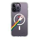 CASETiFY クリア iPhone 14 Pro Max ケース [黄ばみにくい素材/2mからの落下試験をクリア/MagSafe に対応] - Super Hero By Taro Oono