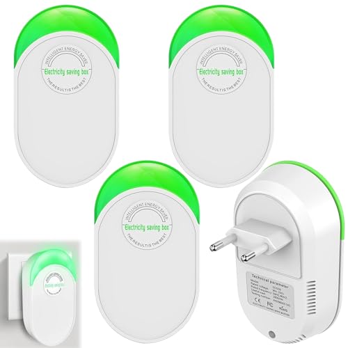 SKIKHN 4 Stück Energiespargerät, Power Save Energy Saver,...
