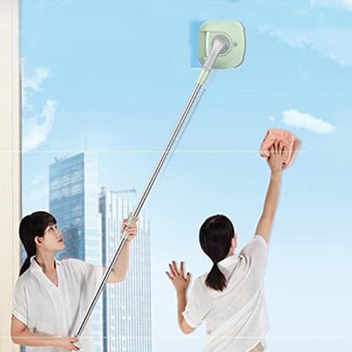 Double Side Magnetic Window Cleaner Wiper Glass Cleaner Rush Tool With Telescopic Rod Adjustable Magnetic Thickness 5-35Mm -1490A0H5P (Color : C, Size : 5~28Mm) #TOP5