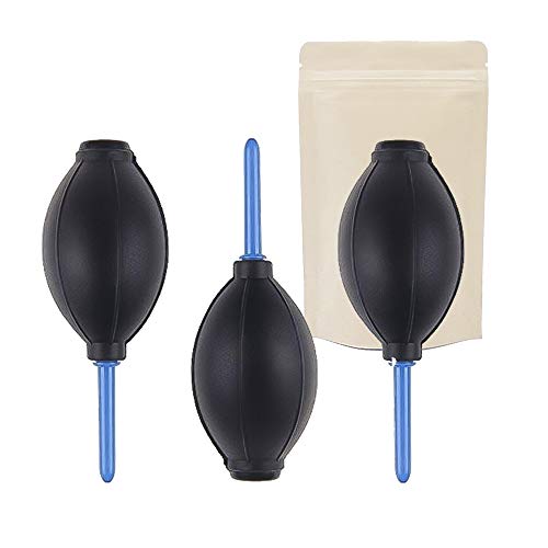 X3 soplador de pera para el sensor de lentes DSLR Limpieza de la lente soplando soplado Mamada Compatible Todas las marcas Cannon Nikon Sony Sensor de limpieza Objetivo