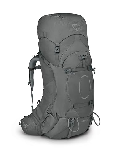Osprey Ariel 55L Women's Backpacking Backpack, Medium Gray, WM/L