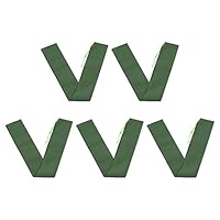 PATIKIL 5Ft Sand Taschen für Hochwasser 5 Pack Hochwasser Wasser Barriere Sandsäcke mit Verbindliche Elastikband Lang Leinwand Taschen für Tür Fenster Überflutung Kontrolle Grün