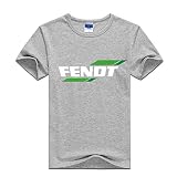 Herren Poloshirt T Shirts Polohemd Kurzarm - 3D Fendt Lässige Unisex Golf Hemden Arbeit Sport Tshirt - Teen Geschenke，Grau，S
