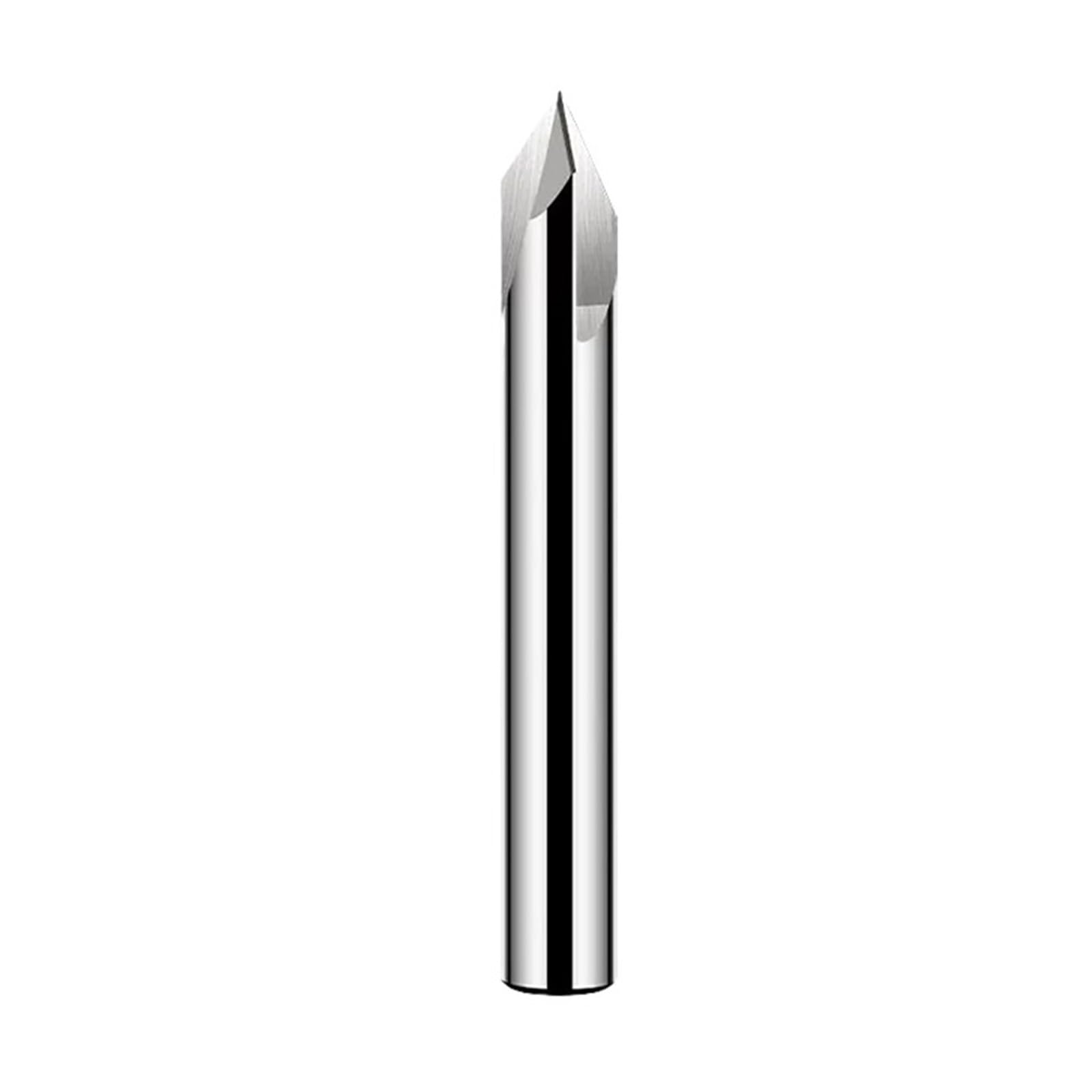 1pc Chamfer Carbide Milling Cutter Deburring Edges V Grove Router 60 90 120Degree 3Flutes Chamfering
