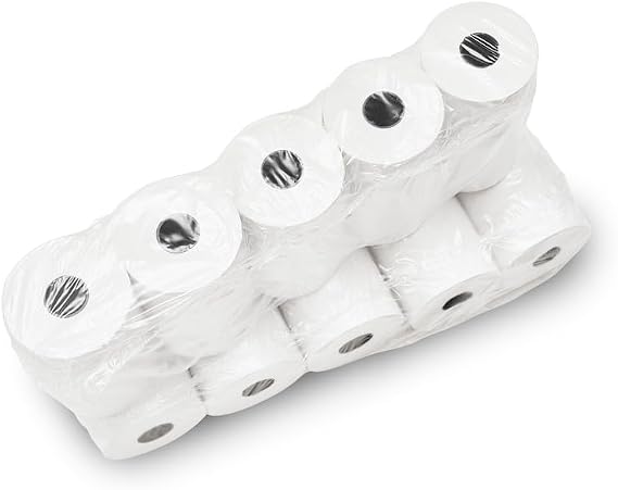 ShopSmartOnline (30 Cases) 3 1/8 x 119 ft Thermal (48 GSM Paper thickness) Paper Rolls BPA Free Cash Register Thermal Paper Rolls - Premium White Paper Roll