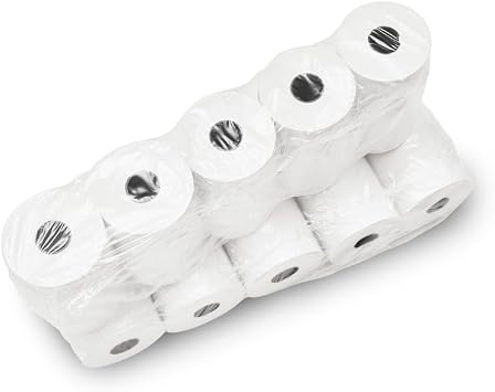 10 Rolls Cash Register and Point of Service Printer Paper 3 Inch X 128 Foot Rolls adding machine, register, and calculator rolls - Top of the Line Premium quality bond paper