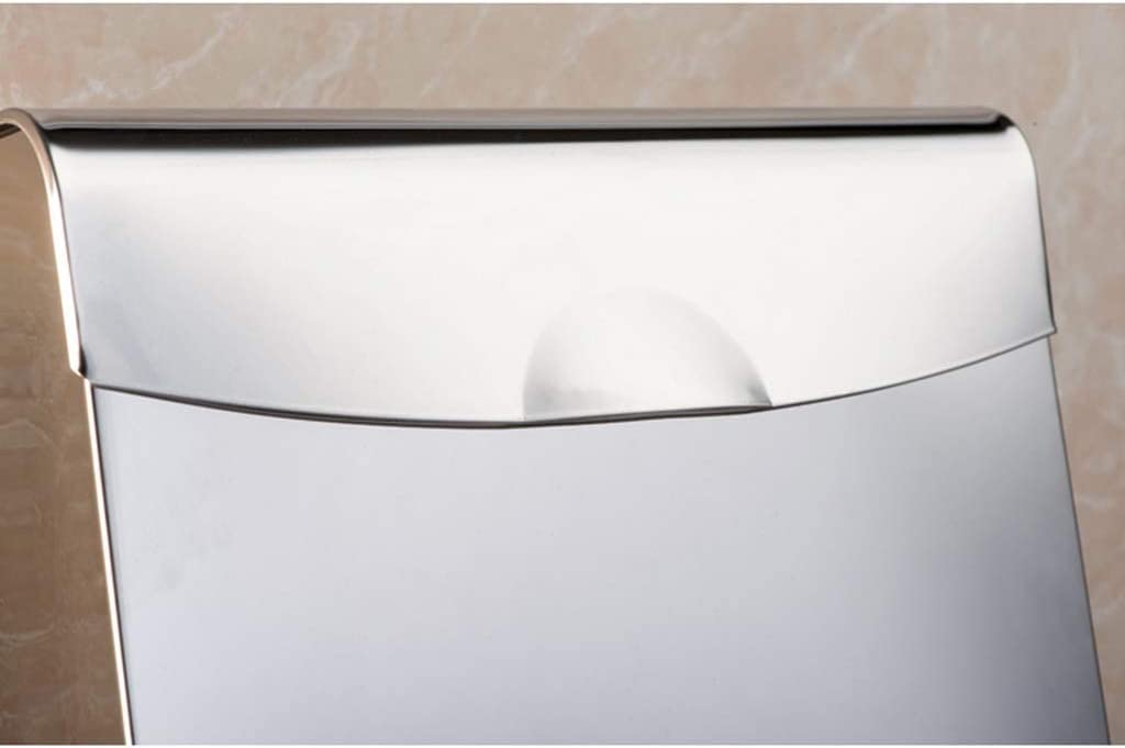 BKEKM Dispenser Salviette Dispenser di Asciugamani di Carta a Parete Dispenser di Asciugamani in Acciaio Inossidabile Porta Asciugamani di Carta Flip Cover Dispenser di Asciugamani Pieghevoli Moda