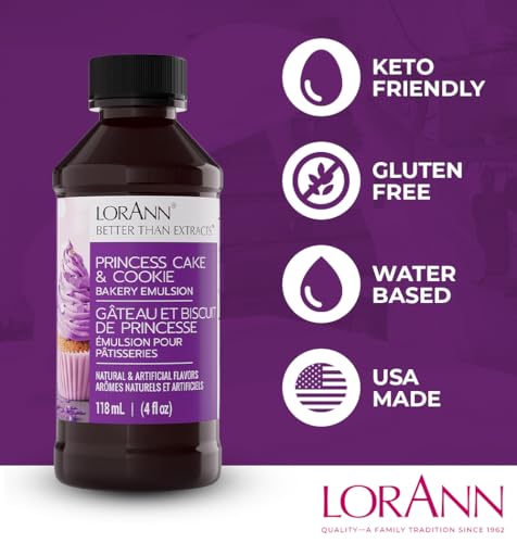 Image of LorAnn Oils Princess Cake and Cookie Emulsion & Flavoring For Baking