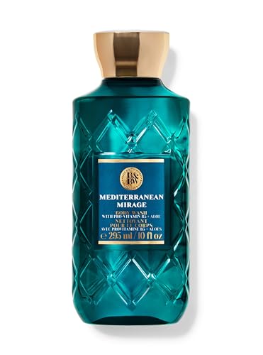 Image of Bath & Body Works Mediterranean Mirage Body Wash | 295 ml / 10 fl oz | Shower Gel | Fragrance - Fresh & Clean | Gender - Women