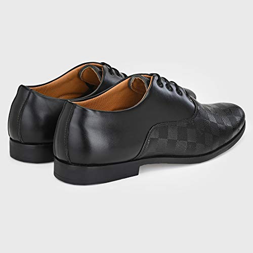 Image of Centrino Mens Formal Shoes|Elegant Lace Up Derby for Business & Casual Wear | Premium Craftsmanship for a Stylish & Sophisticated Look | Cushioned Insole for All-Day Comfort & Support (3401)