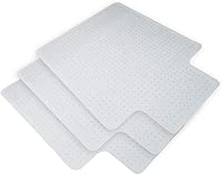 Vista 9 de Tapete para silla de oficina, tapete para silla para suelo de madera dura, protectores de suelo para sillas, alfombrillas de plástico para suelos