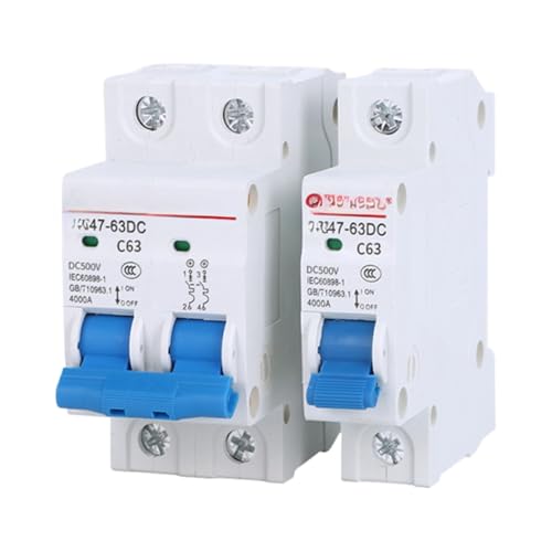 Disjoncteur 500V 1P 2P mini interrupteur modulaire C 47-63Z