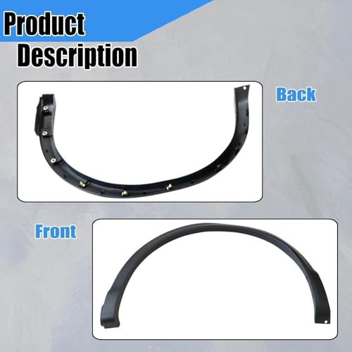 XQSMWF 93829-6MA0A Wheel Opening Rear Left Side Molding Trim Fit for 2017-2021 Nissan Rogue Sport by XQSMWF - Image 6