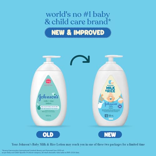 Image of Johnson's Baby Nourishing Milk & Rice Lotion 500ml