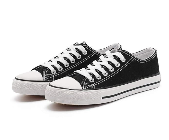 Stylish Trendy Lightweight Canvas Casual Mid Top Sneaker Shoes for Women & Girls