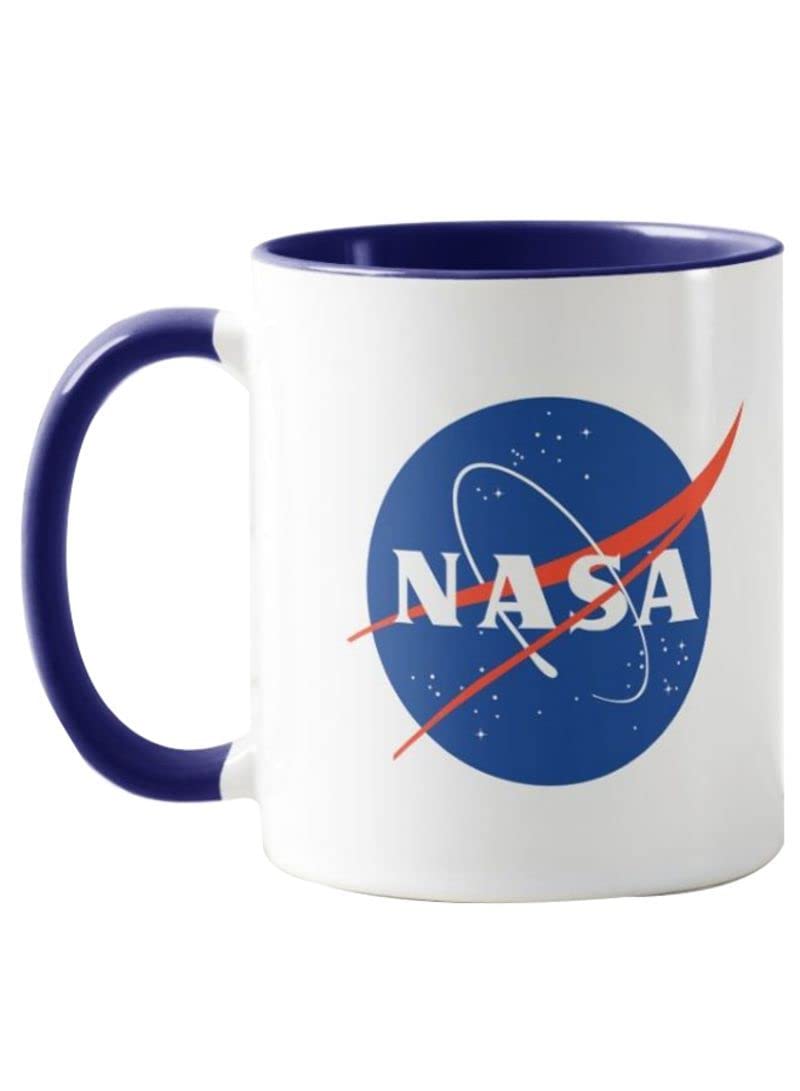VOLTX DESIGN Printed Nasa Logo Mug Navy White 11 oz (VTX-002826)