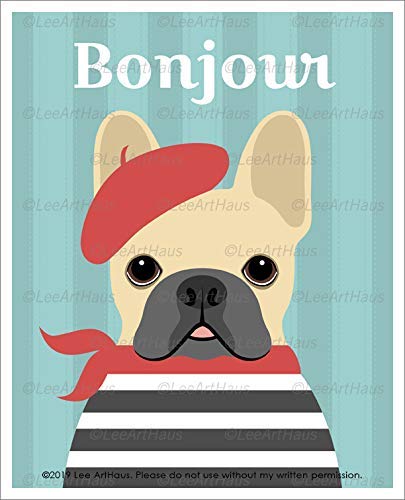 french bulldog with beret