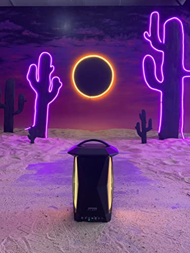 Nuvelon Nf15A1-Btm Portable Bluetooth Speaker With Lights, Nuvelon Flare Multi Sync Wireless Speaker With Ambient Lighting And Rhythm Light Pulsing Led Lights, Aux Input, Bluetooth V4.2 #TOP5
