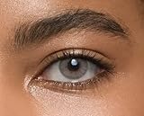 SOLOTICA farbige Kontaktlinsen DANDARA HAZEL – AQUARELLA SERIE, stark deckende Monatslinsen für 3 Monate in Hellbraun, besonders natürliches Ergebnis für dunkle Augen - 1 Paar