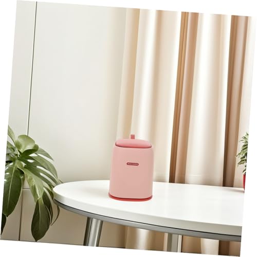 Poubelle de table rose anti-odeur POPETPOP mini format étanche pour petit espace - 6