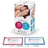 Best Ovulation Predictor Kit - iProvèn OPK FK-127 - Fertility Test - for Trying to Conceive Couples - 25 Ovulation and 5 Pregnancy Test Strips - Ovulation Kits for Women