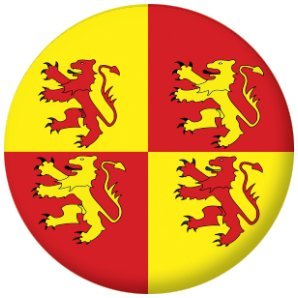 Owain Glyndwr Flag Badge, Magnet, Keyring, Mirror, Bottle Opener