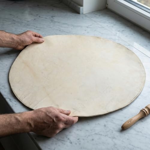 Abaodam Percussion Trommelfell 50 Cm Ziegenhaut Trommelfell Für Afrikanische Instrumente Reißfestes Ersatzfell Musikalisches Percussion Teil