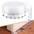 2020 Updated Silicone Seal Strip -Weather Stripping Door Bottom Seal Strip - House and Glass Shower Doors Silicone Sealing for Door and Windows Gaps of Anti-Collision and Side, (Transparent) 16.4 Foot