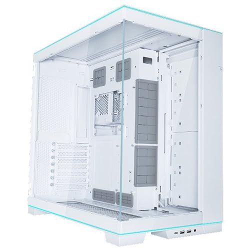 Lian Li O11DERGBW O11 EVO RGB White Aluminum/Steel/Tempered Glass ATX Mid Tower Computer Case