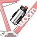 woom Glug Stainless Steel Bottle, Bicycle Compatible Water Bottle with Side-Load Mounting Cage for Youth & Child’s Bikes Accessory