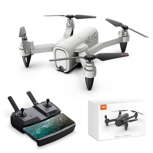 HR H6 Drone with 1080 Camera for Kids and Adults,Quadcopter Helicopter for Beginner with Altitude Hold,Follow Me,Carrying Case,RC Toys Gifts for Boys Girls and Adults(Grey)