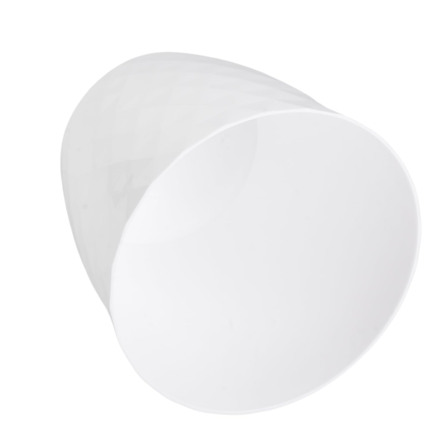 B2C Flowerpot Round Plastic plant pot Crystal Modern Decorative Small Medium Large 7 sizes 9 coolours (White, 12 cm) - 3