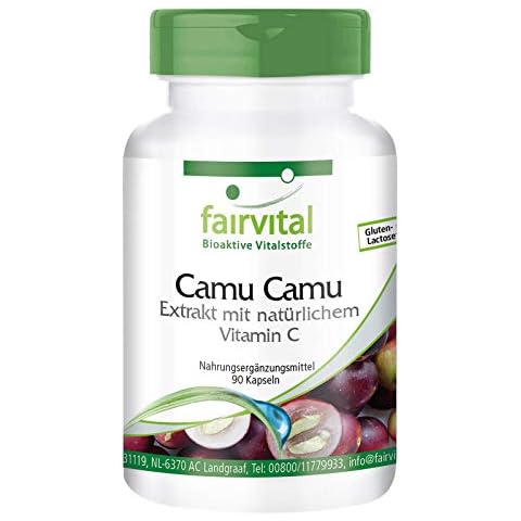Camu Camu Extract - HIGH Dosage - Vegan - 90 Capsules - Natural Vitamin C Cover