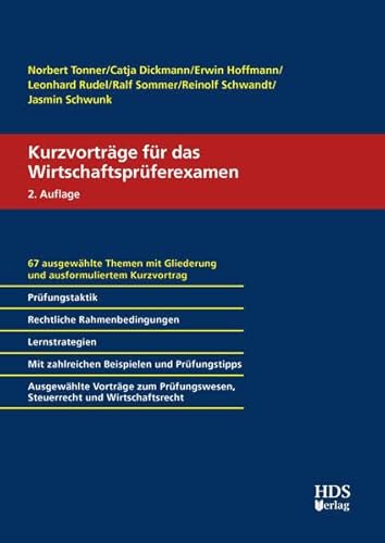 Preisvergleich Produktbild Kurzvorträge für das Wirtschaftsprüferexamen