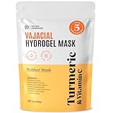 Divine Derriere Vajacial Hydrogel Mask - Premium Modeling Mask with Turmeric & Vitamin C - Deeply Purifying & Super Hydrating Facial and Vajacial Masks, Hydro jelly Peel-Off Powder Complete Kit