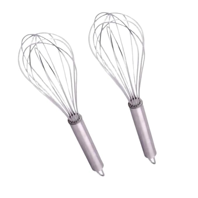 PMW - Silver Premium Hand Blender - Lightweight Design, Pack of 2 Home Stainless Steel Hand Blender Manual Kitchen Mixer for Butter Milk, Lassi, and More-image-49