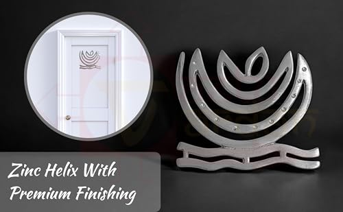 Image of Zinc Helix | 4 Inch Approx | Pack of 1 | North-East /North Vastu Remedy | Main Door, Bedroom, Toilet | Vastu Dosh Correction Helix Product