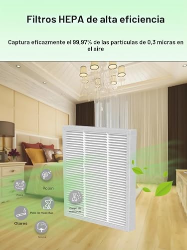 Miniatura 5 de E-Hao 9 Piezas De Reemplazo De Filtro De Paquete Para La Serie Esencial De Irobot Roomba, Filtro Para 105 Vac, 105 Combo, Q0120, Q0110, Q0520, Y0140, Y0110, Y01120, Y051020, Vac Y Combo Esenciales