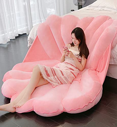 200Cm/80In Shell Shaped Accent Throw Pillow, Plush Clam Shell Pillow, Oversized Clam Shell Plush Toy, Big Clamshell Lazy Sofa, Decorative Big Clam Shell Gift , Pink-200Cm/80In #TOP10