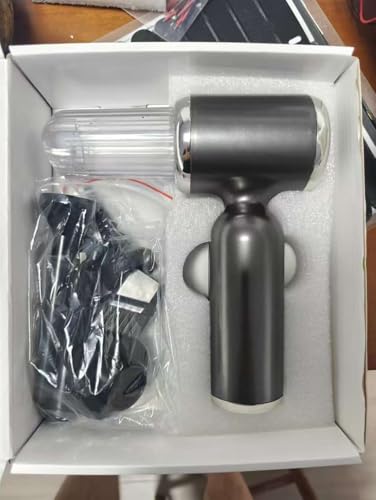 Aspirador de Mano,Aspirador de Mano Inalámbrico,Potente Aspirador de Coche Inalámbrico 2 en 1 9800PA,Pantalla LCD Táctil Inteligente,Potencia de Succión Ajustable en Tres Niveles,Para Coches,Casas
