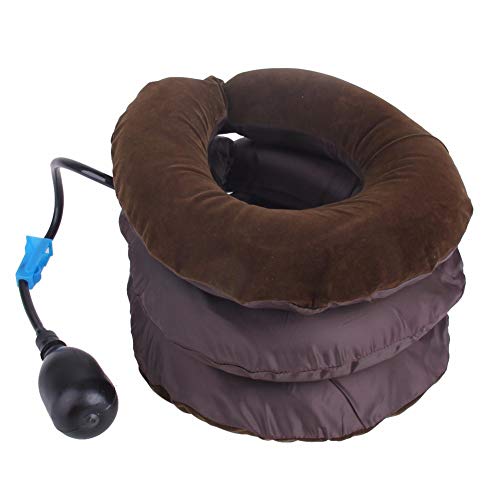 Colar Cervical Inflável Para Dor No Pescoço Traçao Vertical